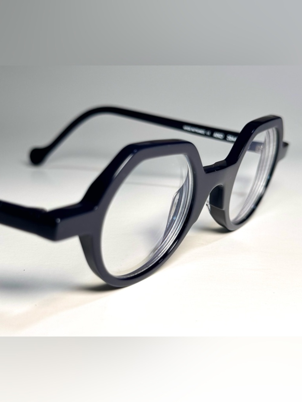 Anne & Valentin AIKO Modern Women's Eye Glasses in blue-black w Case - Picture 4 of 10